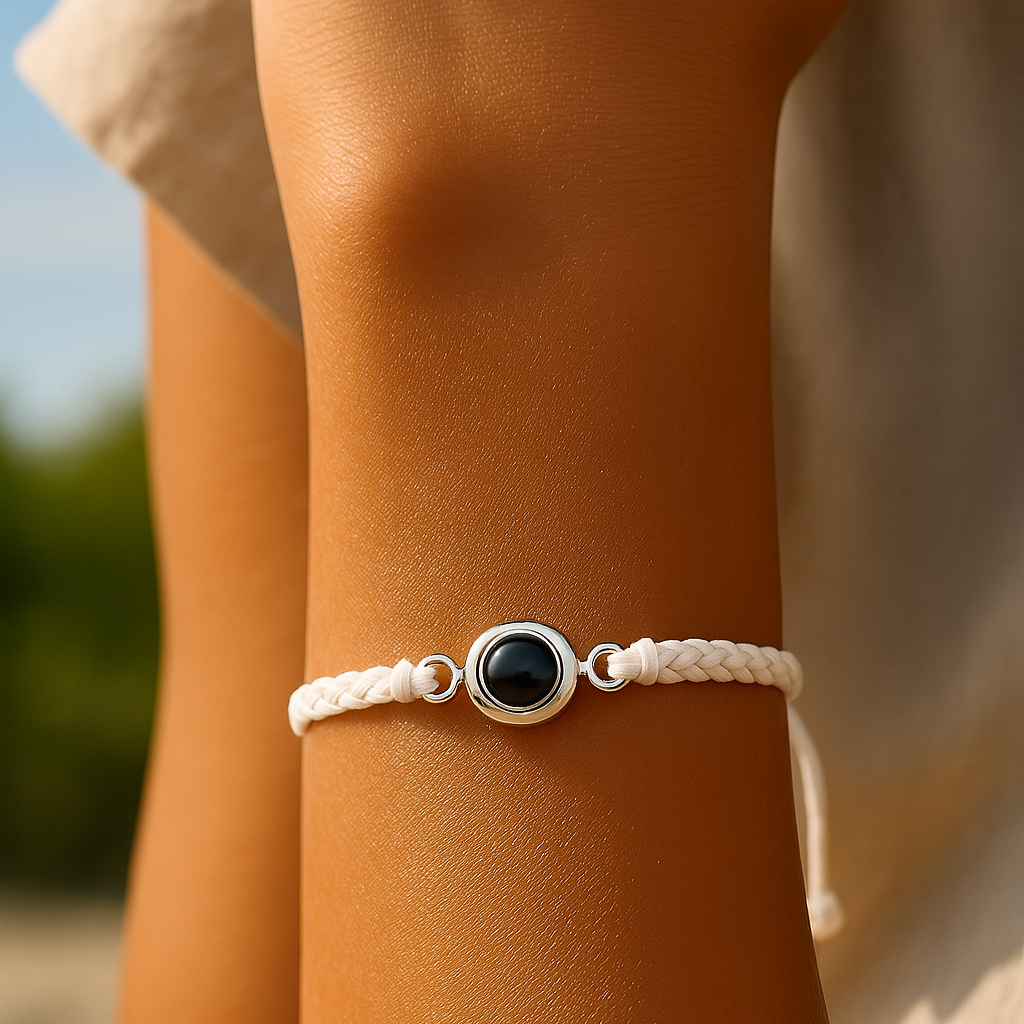 Personalisierbares Strickarmband