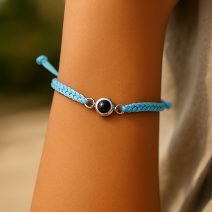 Personalisierbares Strickarmband