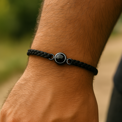 Personalisierbares Strickarmband