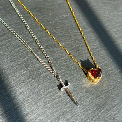 Herz & Schwert Halskette