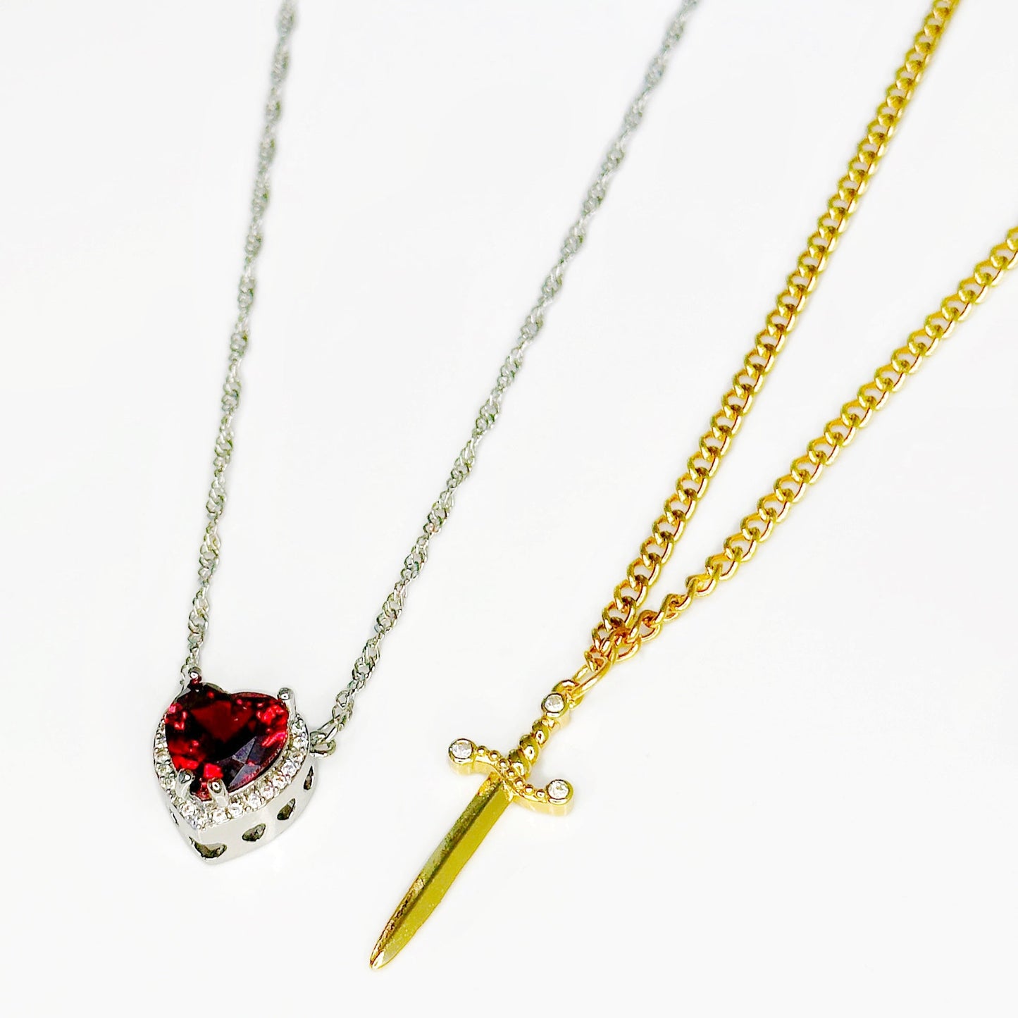 Herz & Schwert Halskette