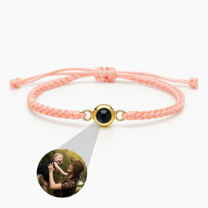 Personalisierbares Strickarmband