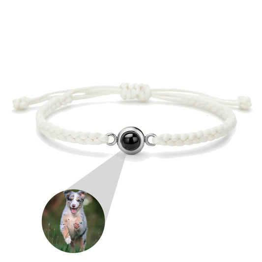 Personalisierbares Strickarmband